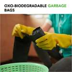 Oxo-Biodegradable Garbage Bags Medium (19in x21in)